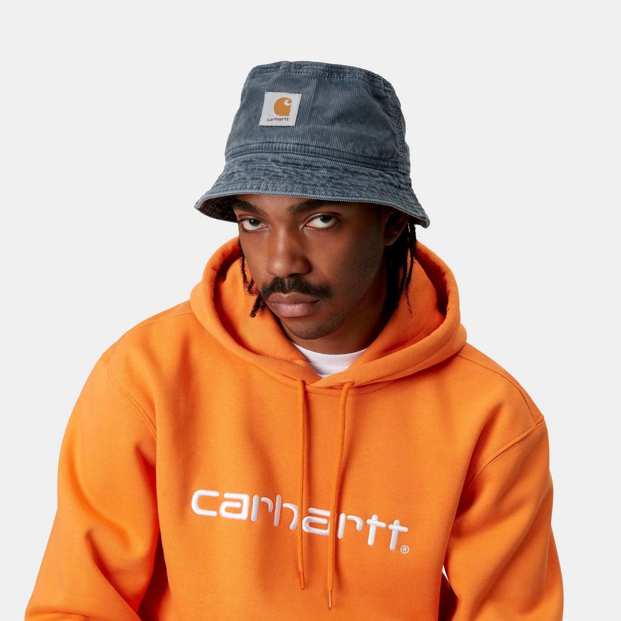Reynold Corduroy Bucket Hat | Dusky Blue (dusky washed) Carhartt WIP
