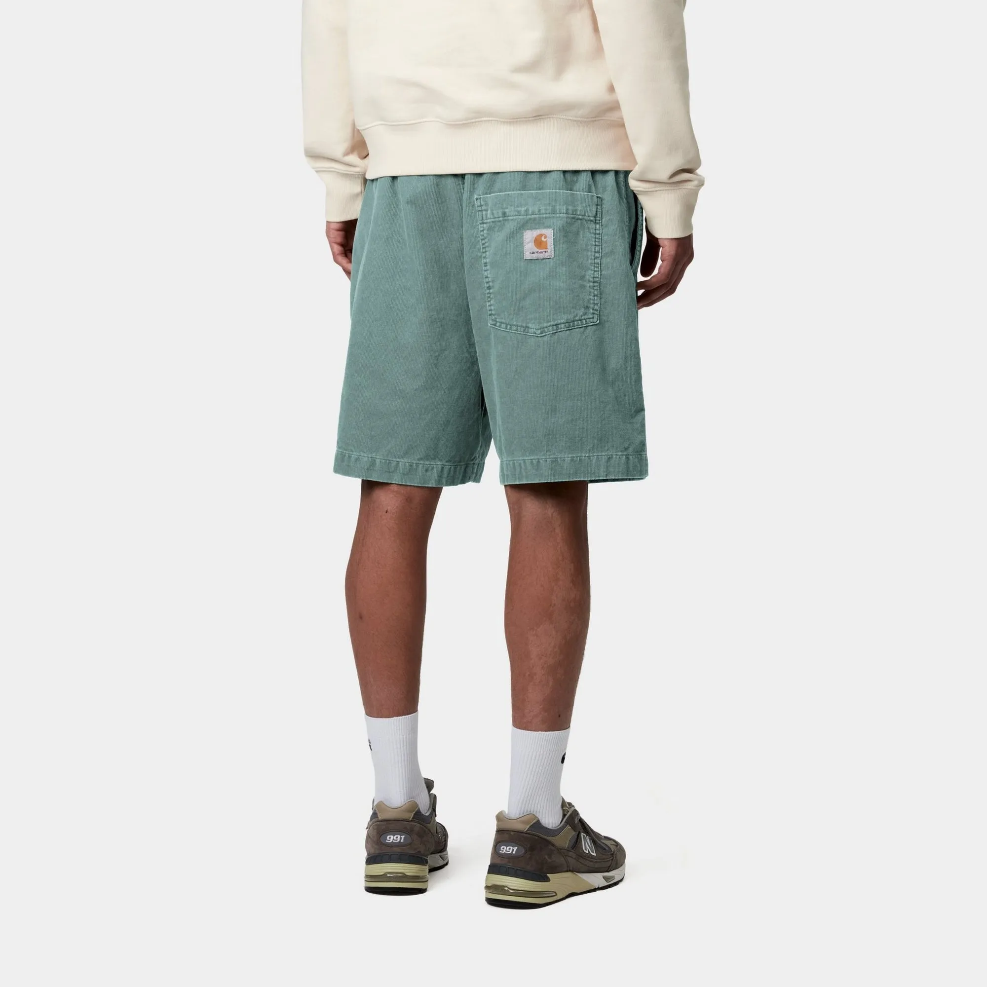 Reynold Corduroy Short | Silver Pine (dusky washed) Carhartt WIP