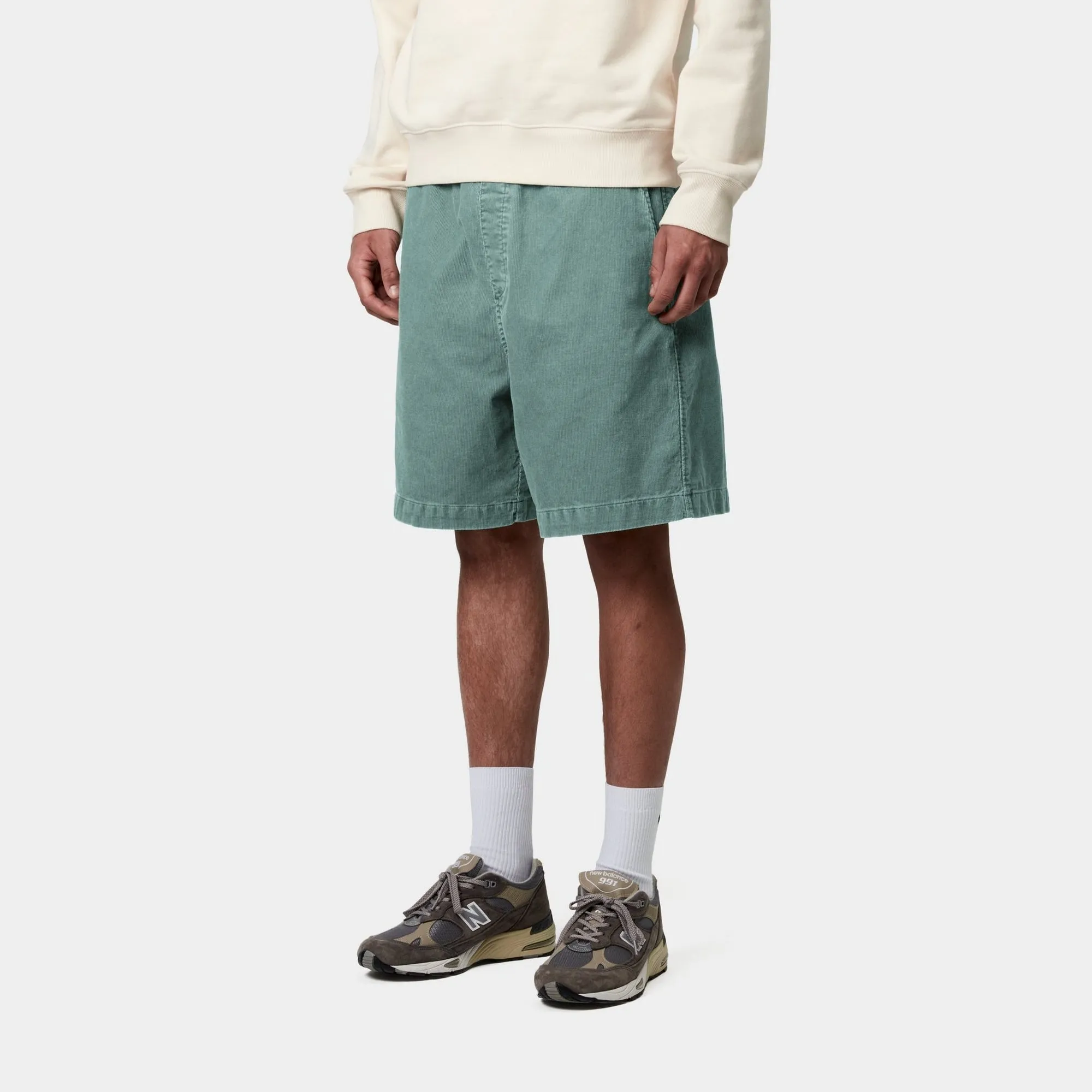 Reynold Corduroy Short | Silver Pine (dusky washed) Carhartt WIP
