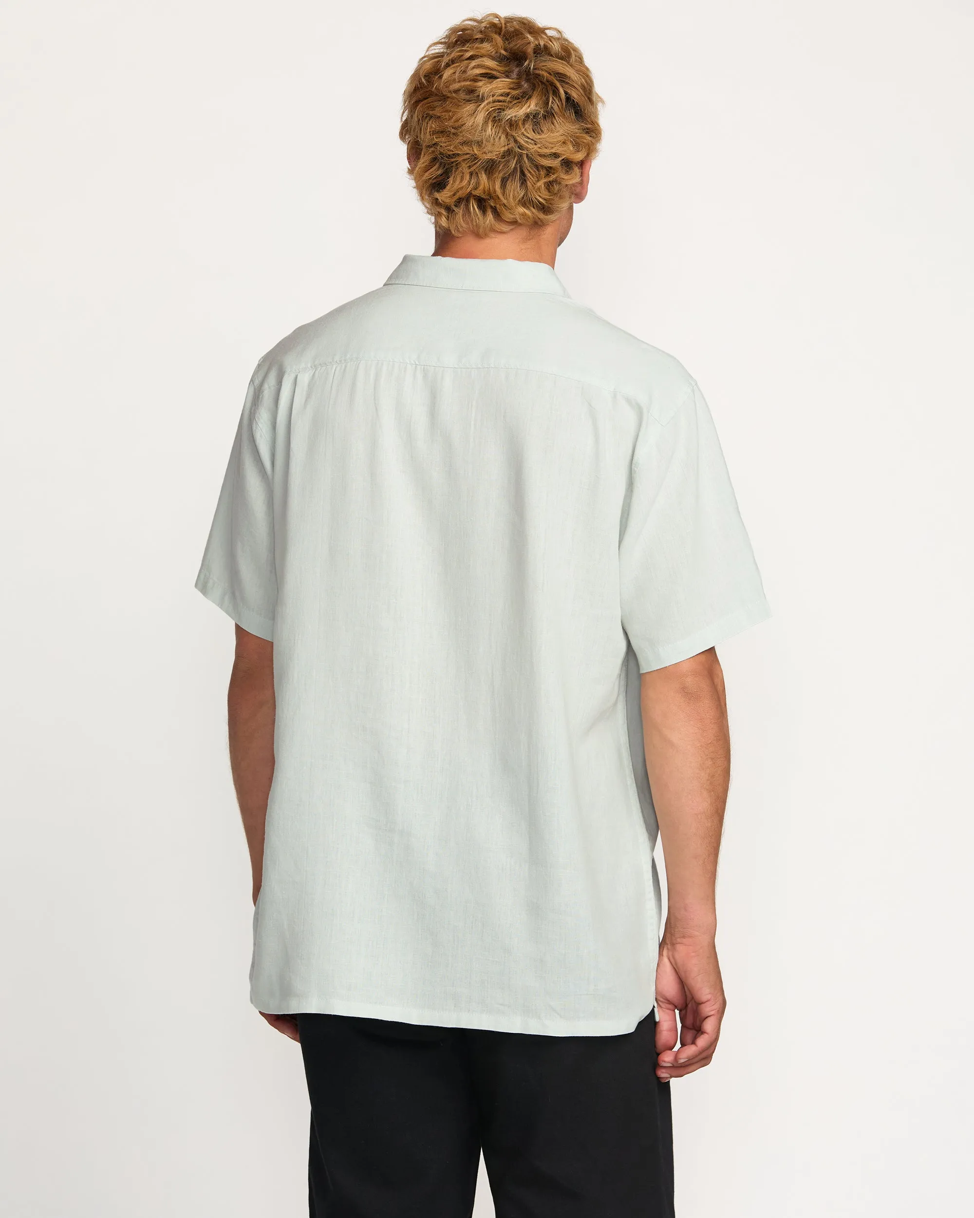 Ricardo Short Sleeve Shirt - Ash Blue Billabong