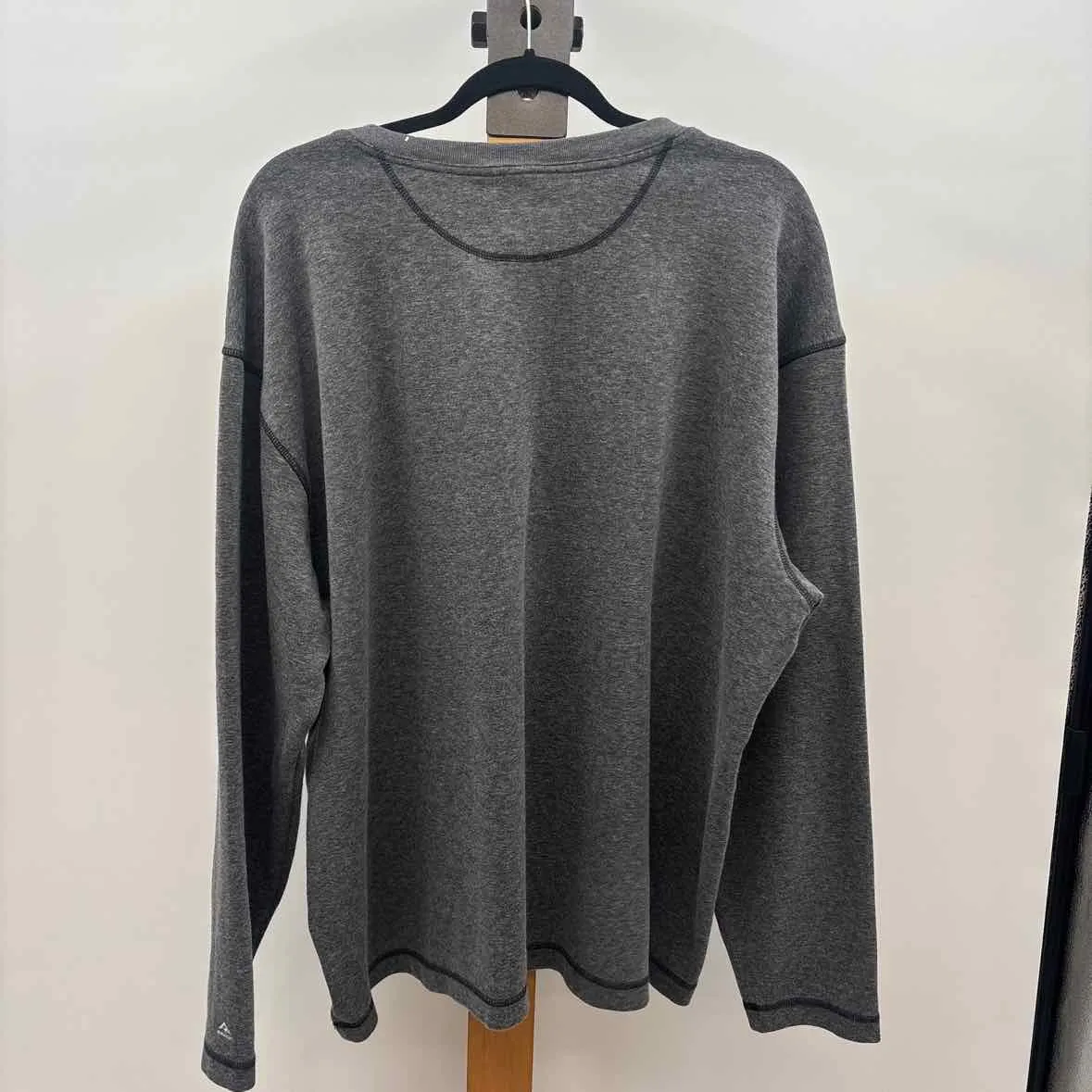 Ridgecut Men's Size 3X Gray Cotton/Polyester Heathered Long Sleeve Shirt