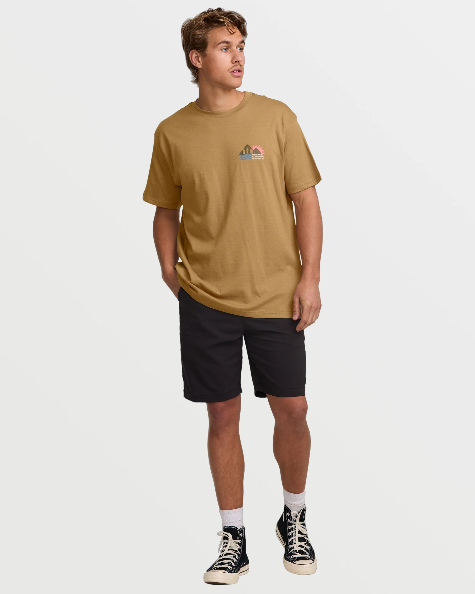 Ridgeline A/Div Tee - Haze Billabong