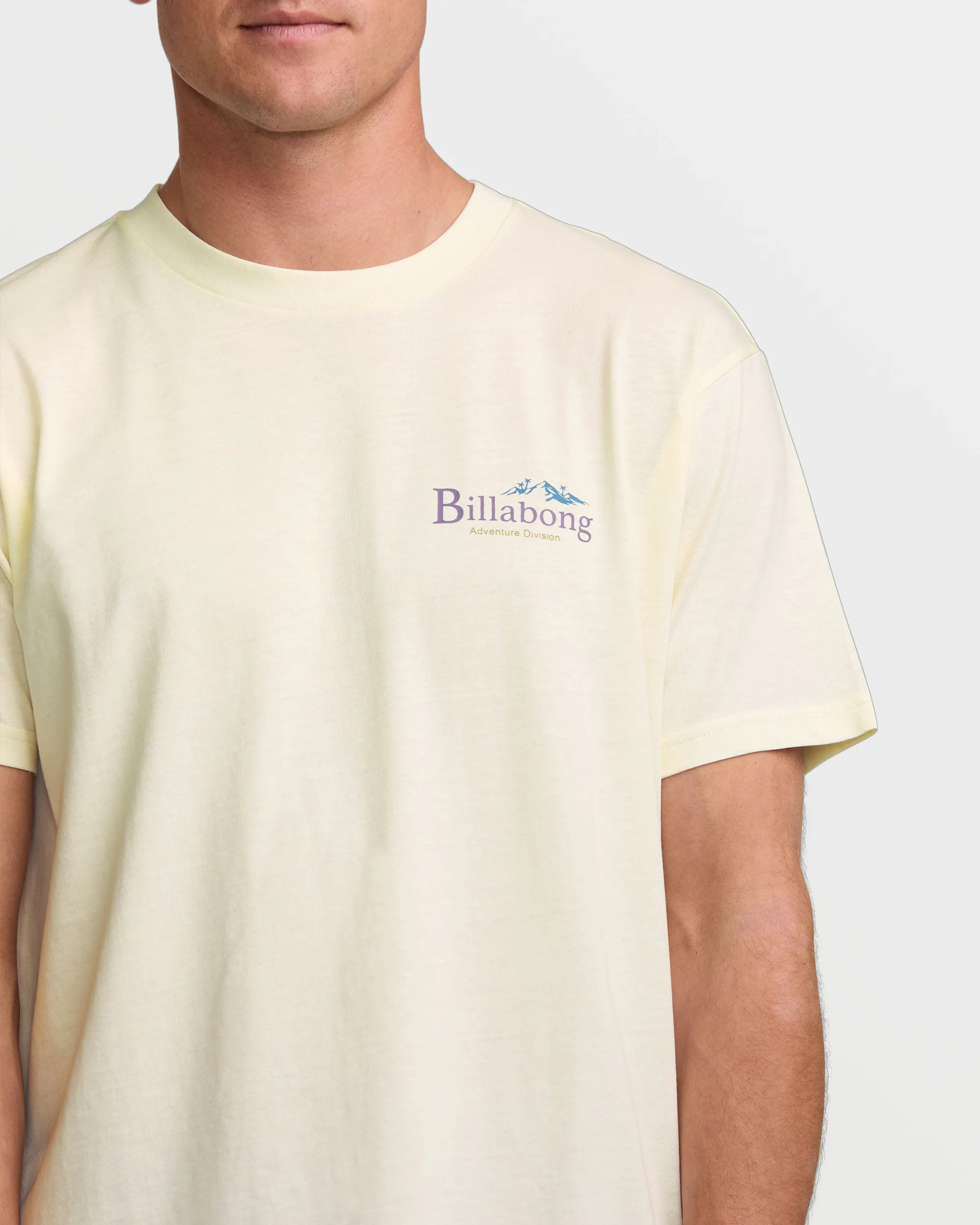 Ridgeline A/Div Tee - Off White Billabong