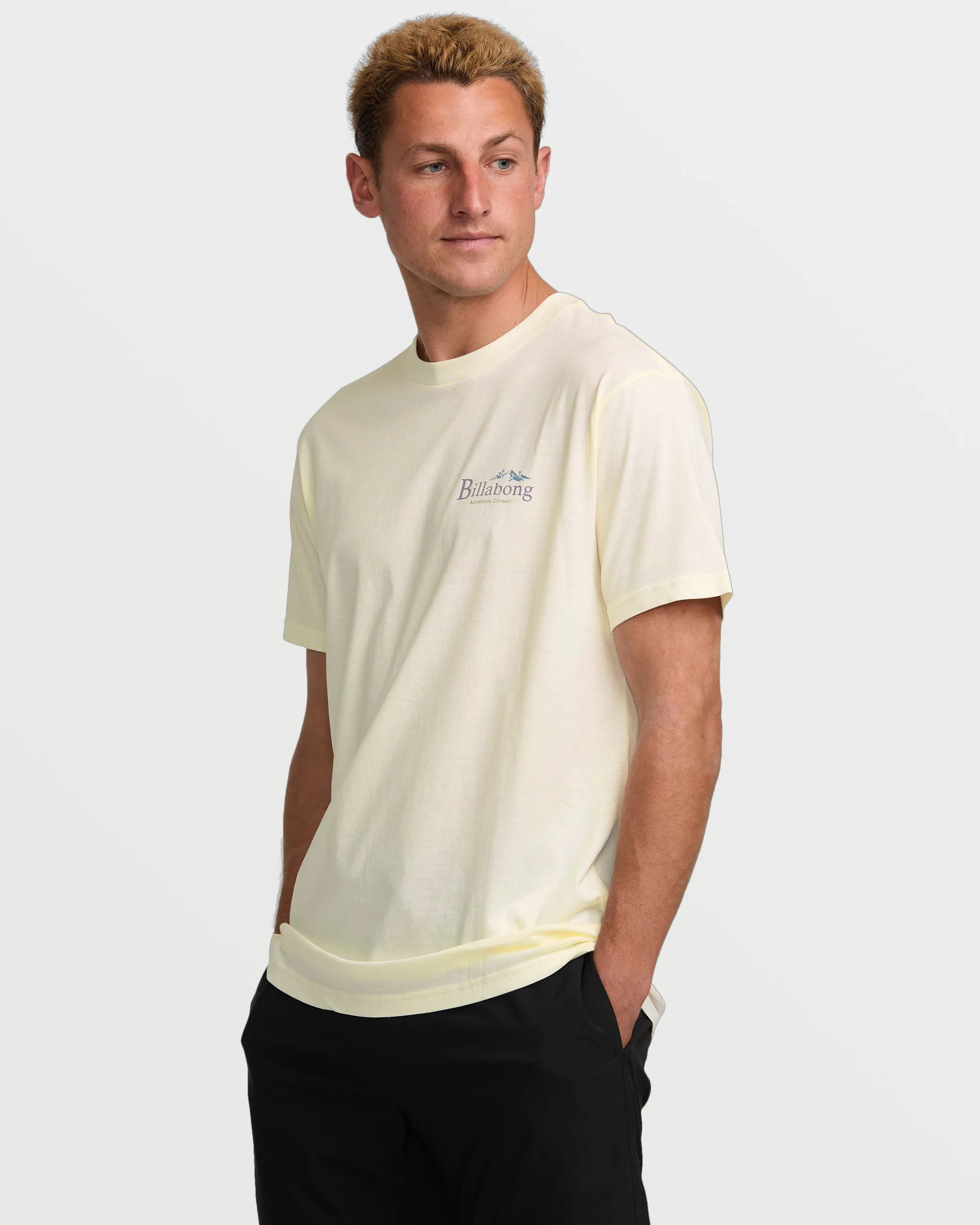 Ridgeline A/Div Tee - Off White Billabong