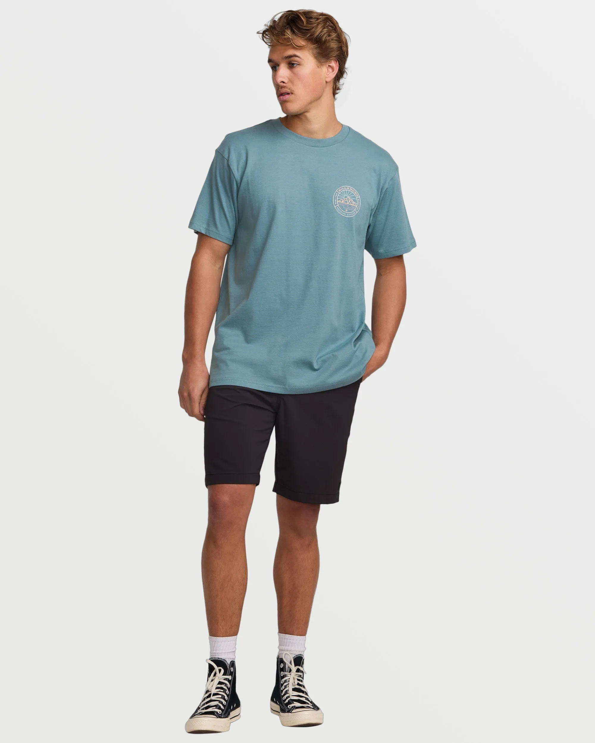 Rockies A/Div Tee - Glacier Blue Billabong