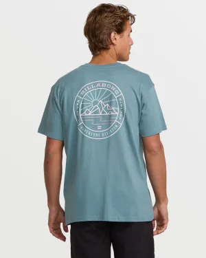 Rockies A/Div Tee - Glacier Blue Billabong