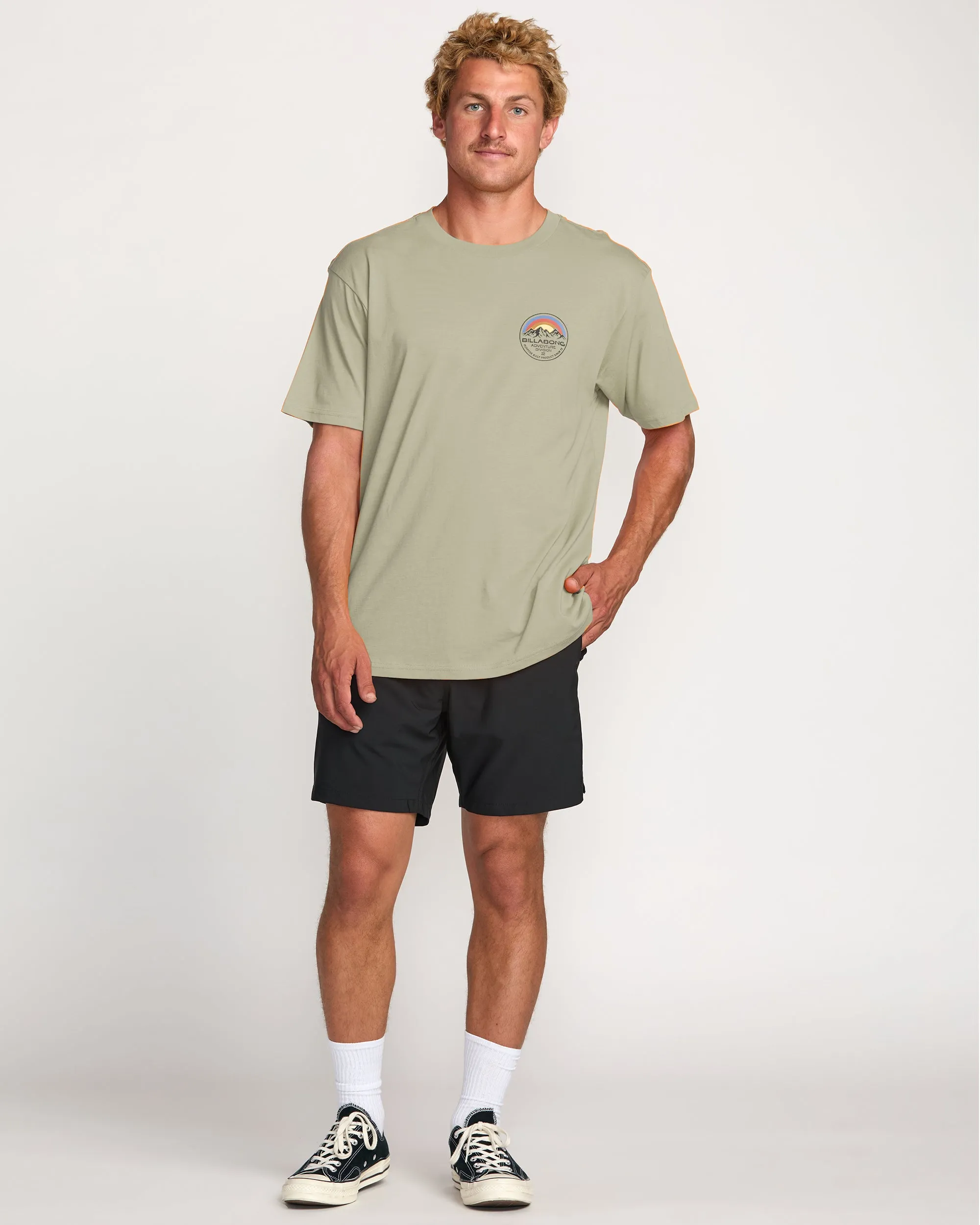 Rockies A/Div Tee - Sage Heather Billabong