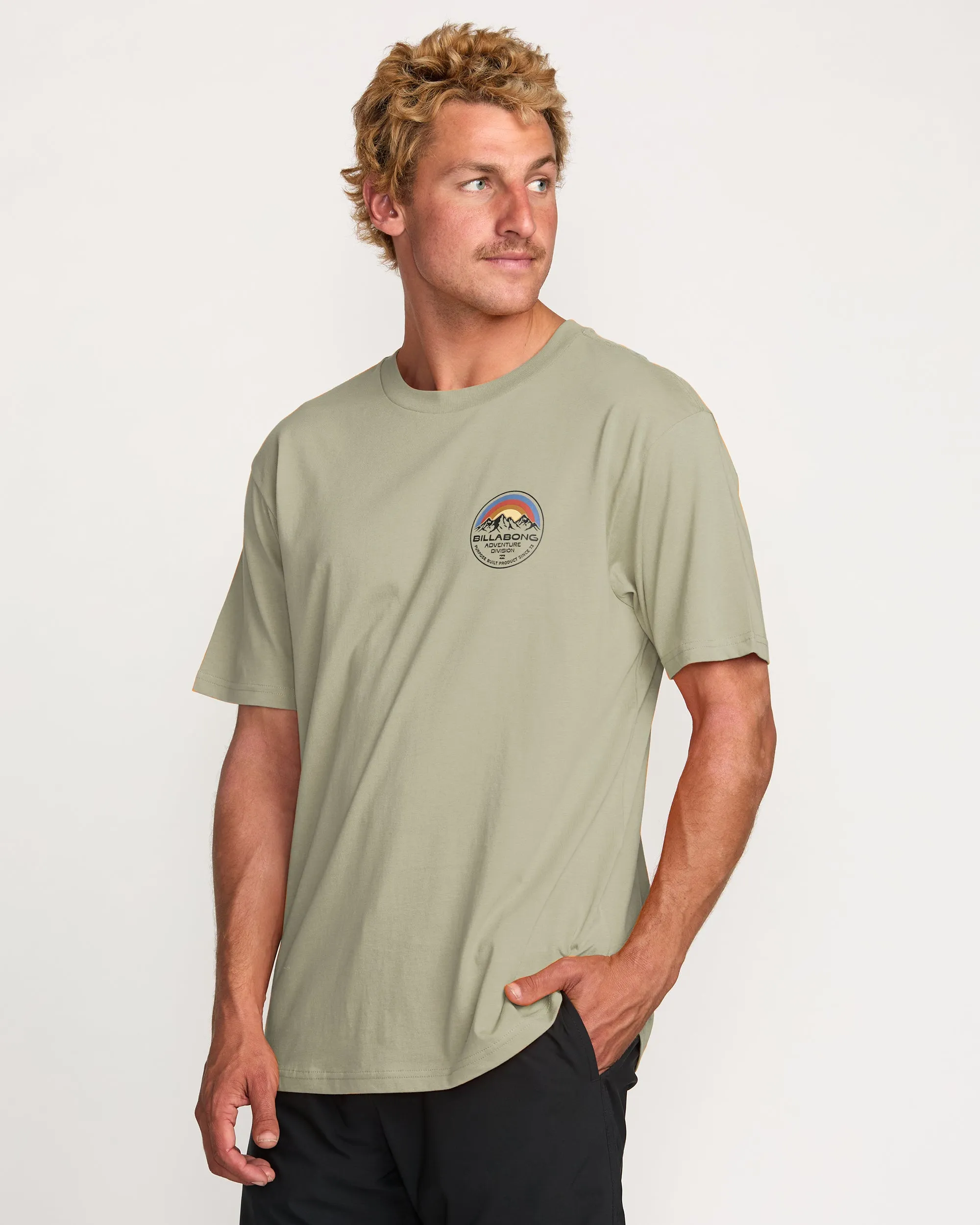 Rockies A/Div Tee - Sage Heather Billabong