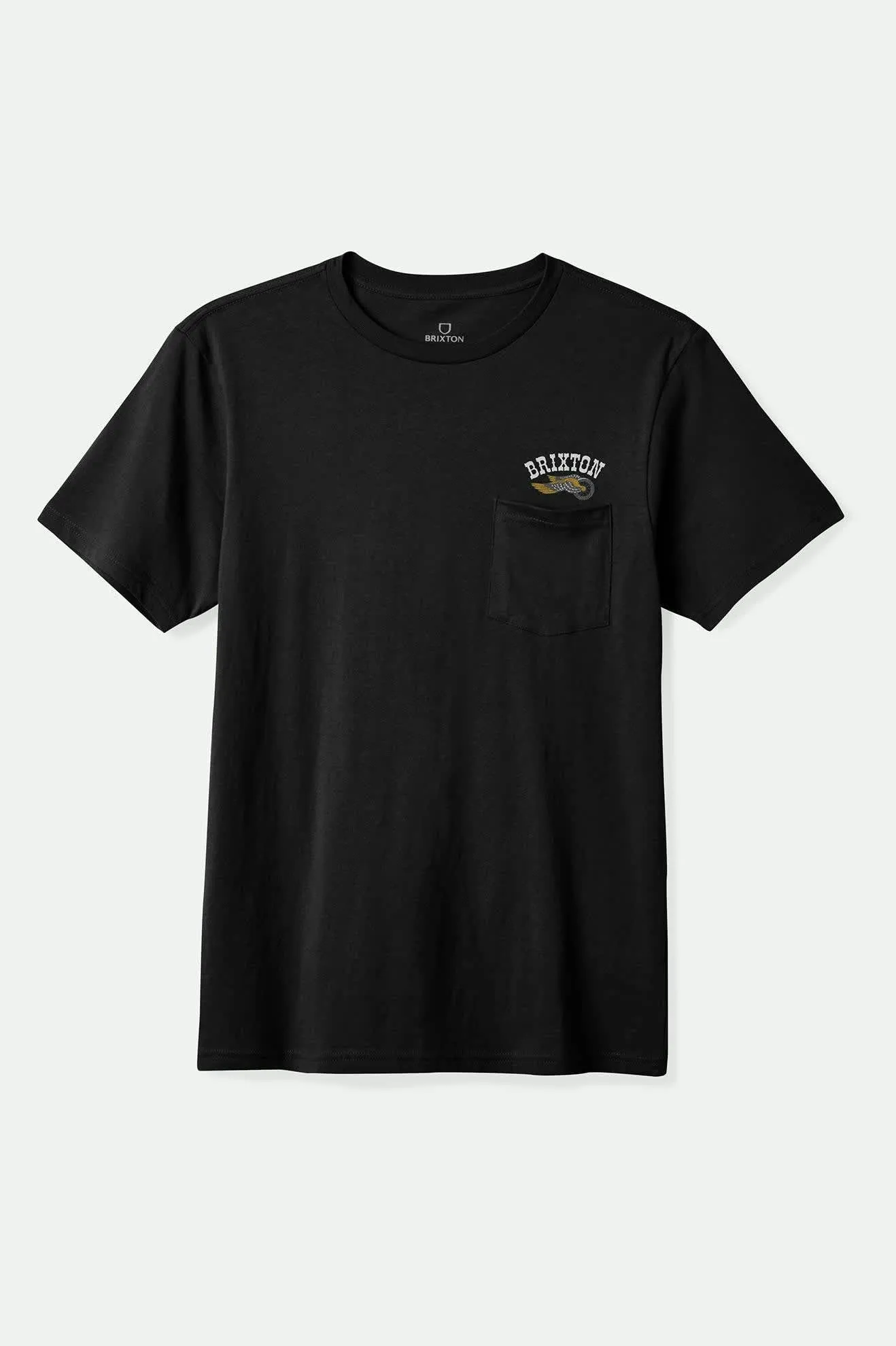 Roller S/S Tailored Pocket T-Shirt - Black Brixton