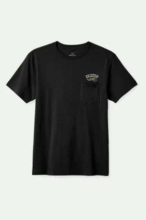 Roller S/S Tailored Pocket T-Shirt - Black Brixton