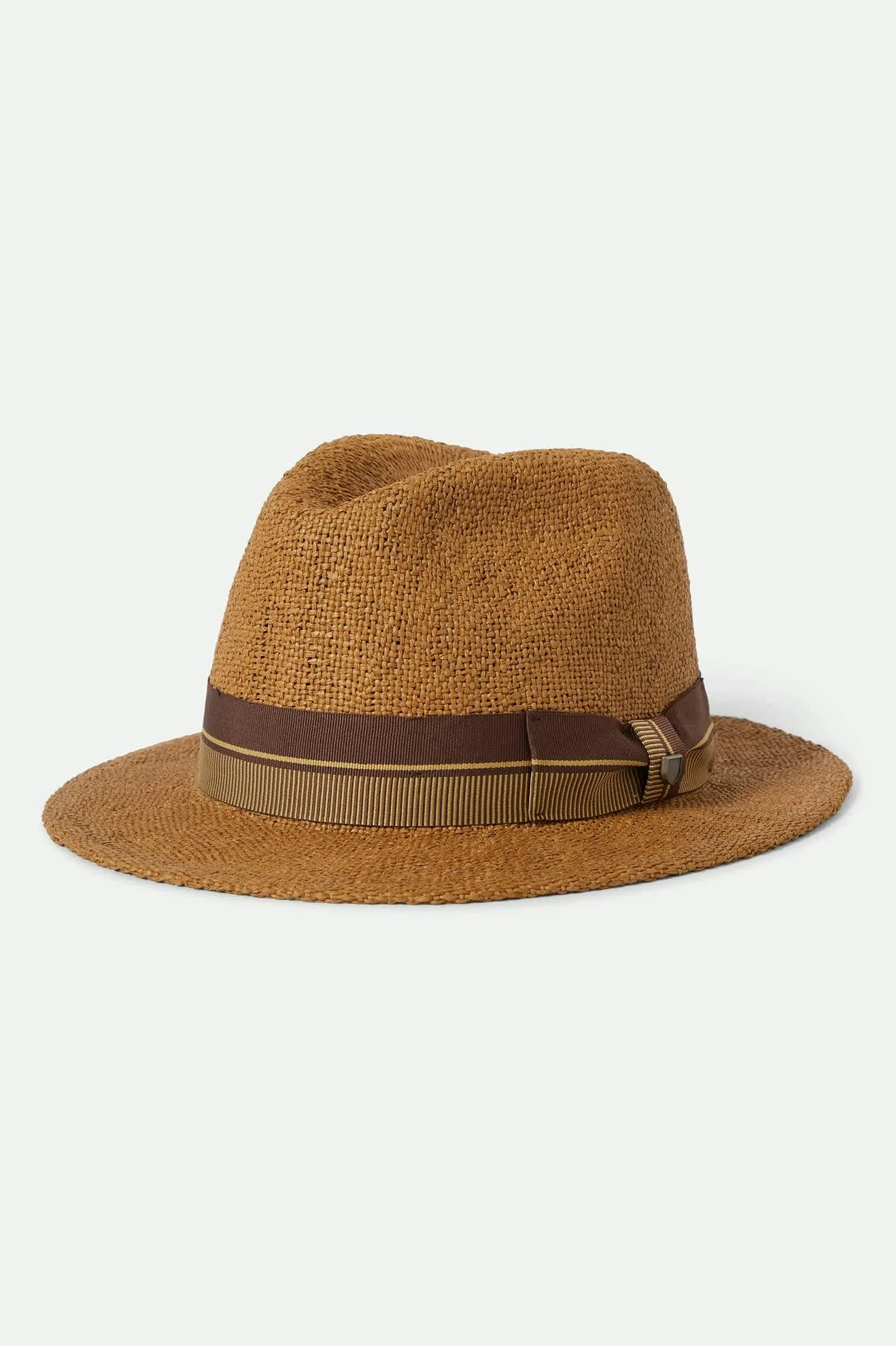 Roma Straw Fedora - Coffee Brixton