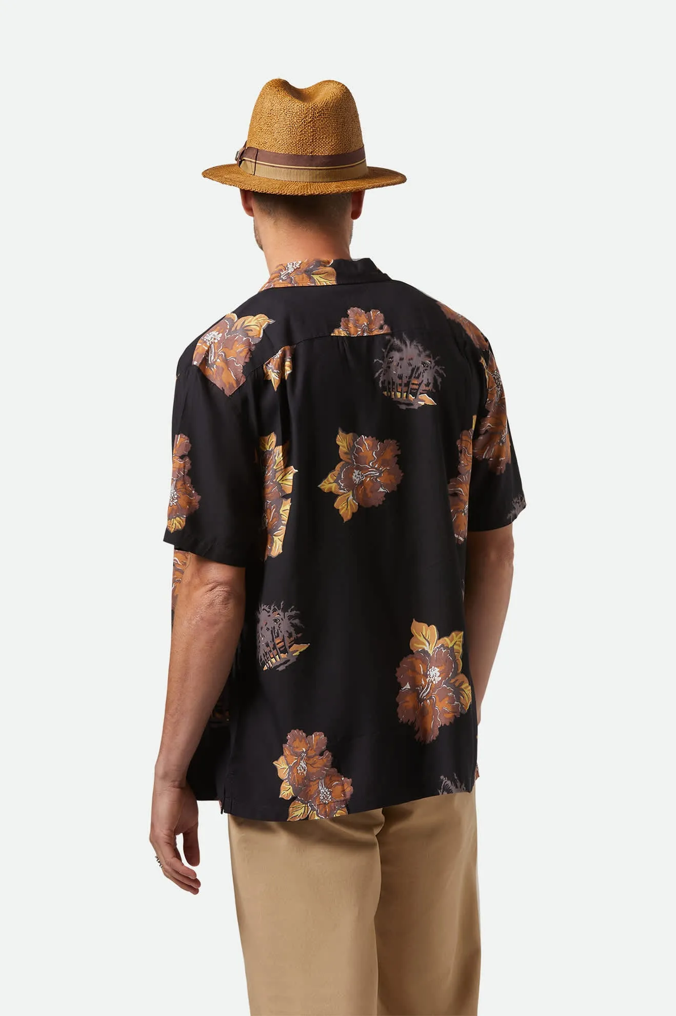 Roma Straw Fedora - Coffee Brixton