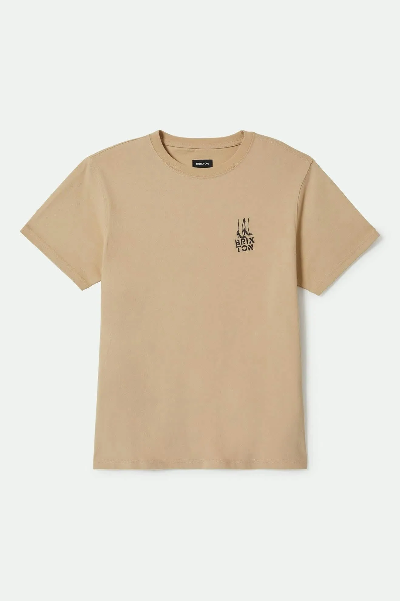 Rosa Heavyweight S/S Standard T-Shirt - Cream Classic Wash Brixton