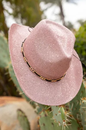 Rose Sequin Cowboy Hat