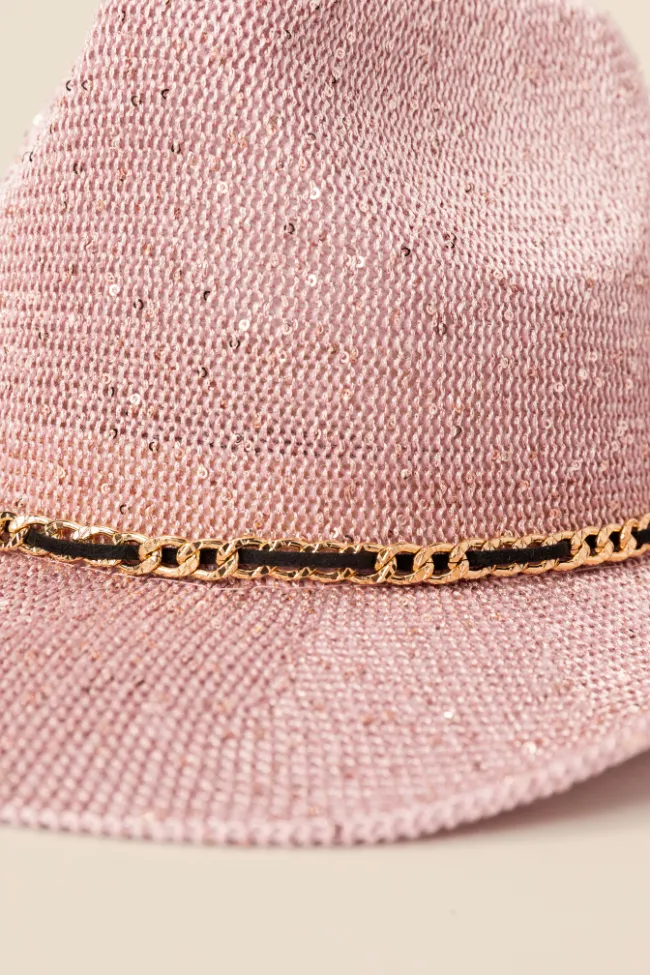 Rose Sequin Cowboy Hat