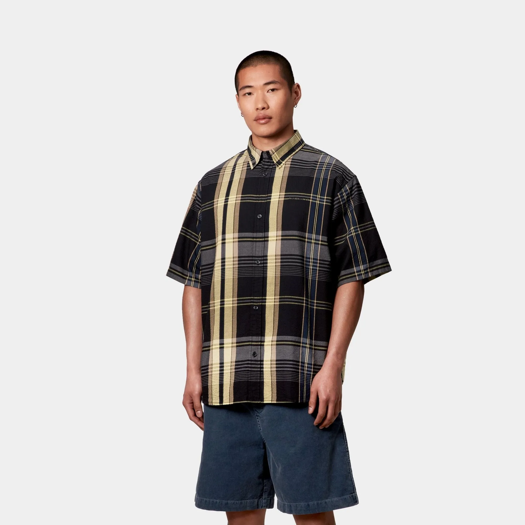 Roslin Check Shirt | Black / Black Carhartt WIP