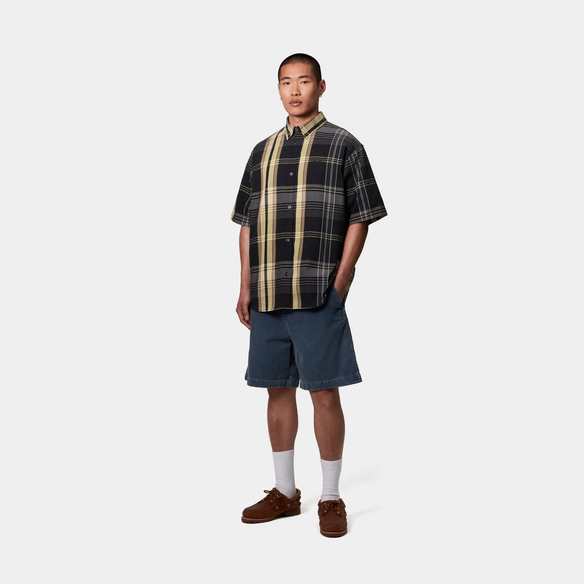 Roslin Check Shirt | Black / Black Carhartt WIP