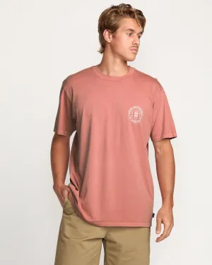 Rotation Premium Wave Wash Tee - Dusty Rose Billabong