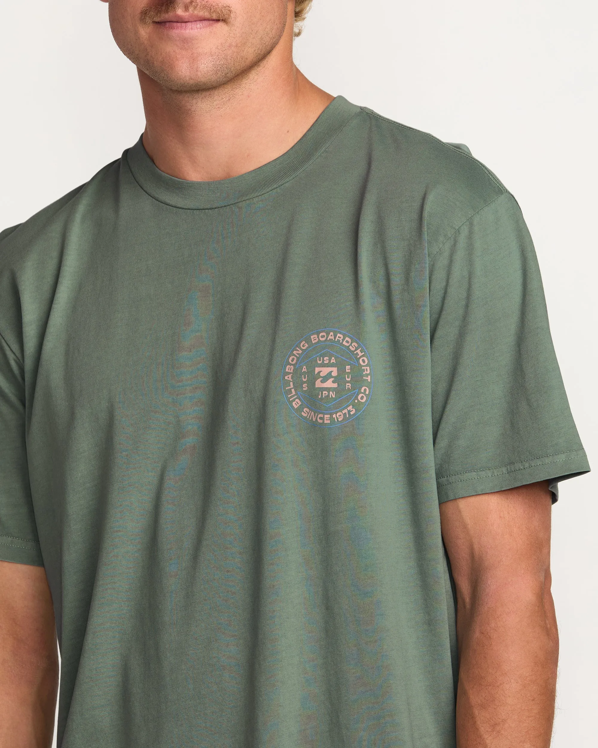 Rotation Premium Wave Wash Tee - Pine Billabong