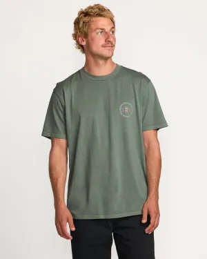 Rotation Premium Wave Wash Tee - Pine Billabong