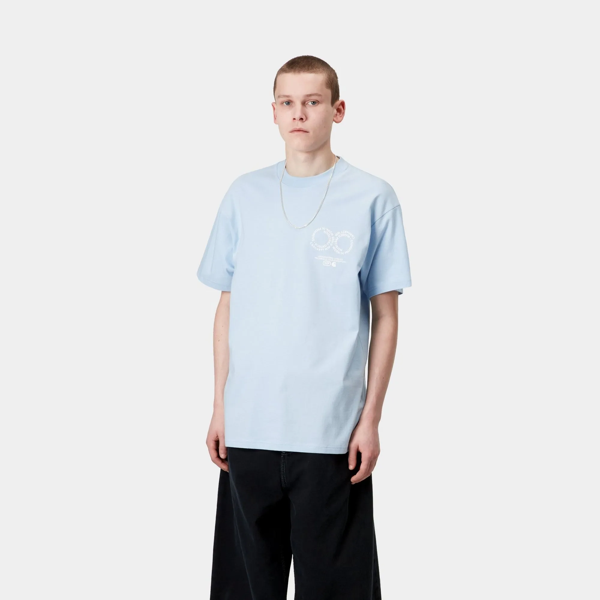 Rotation T-Shirt | Air Sky / White Carhartt WIP