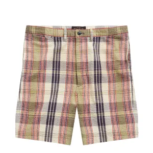 RRL by Ralph Lauren Officer Seersucker Madras Short Multi Blue