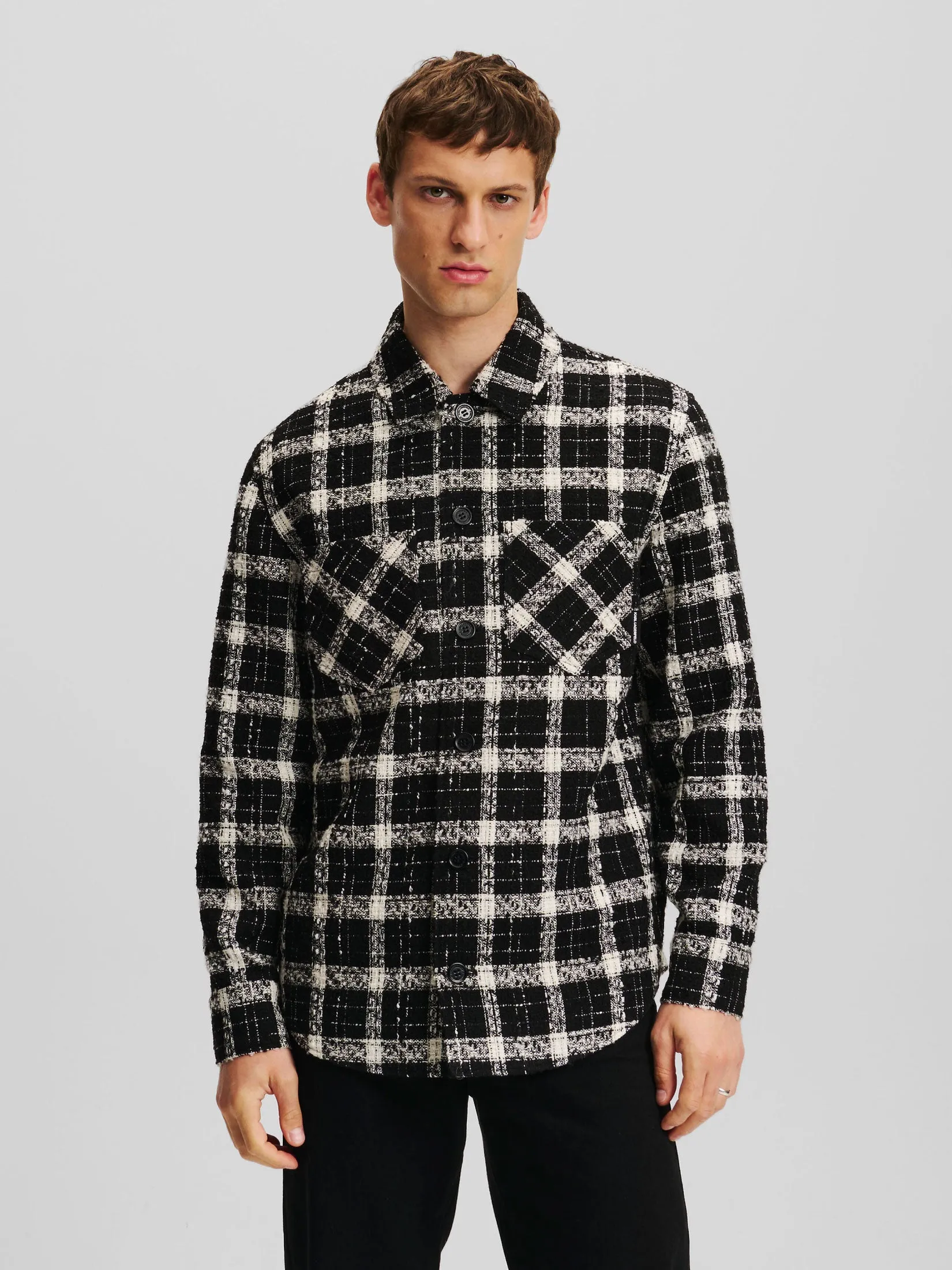 RTW-1 SEASONAL BOUCLE OVERSHIRT