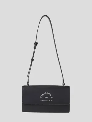 RUE ST-GUILLAUME METAL FLAP SHOULDER BAG