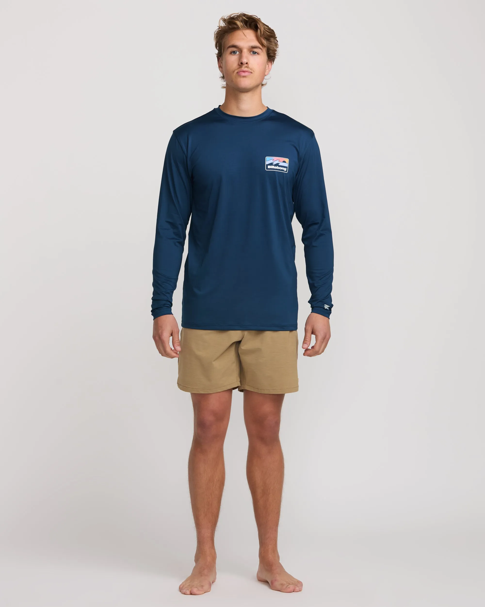 Runner Loose Fit Long Sleeve Surf Tee - Midnight Billabong