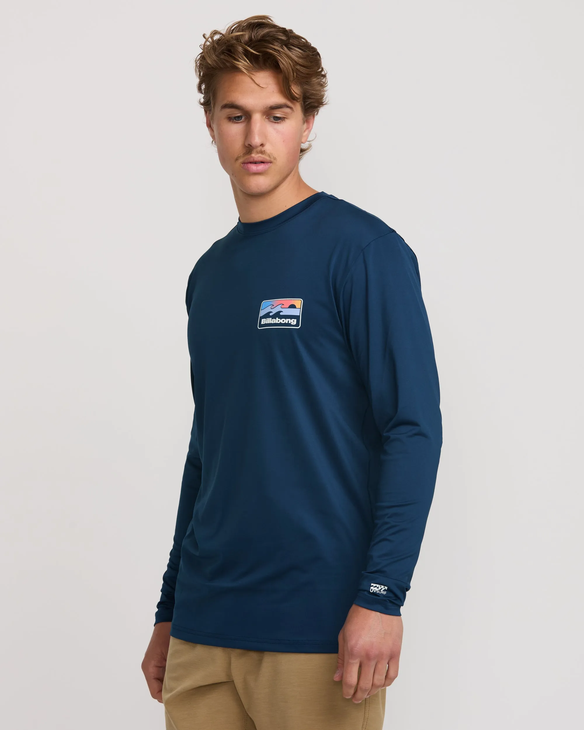 Runner Loose Fit Long Sleeve Surf Tee - Midnight Billabong