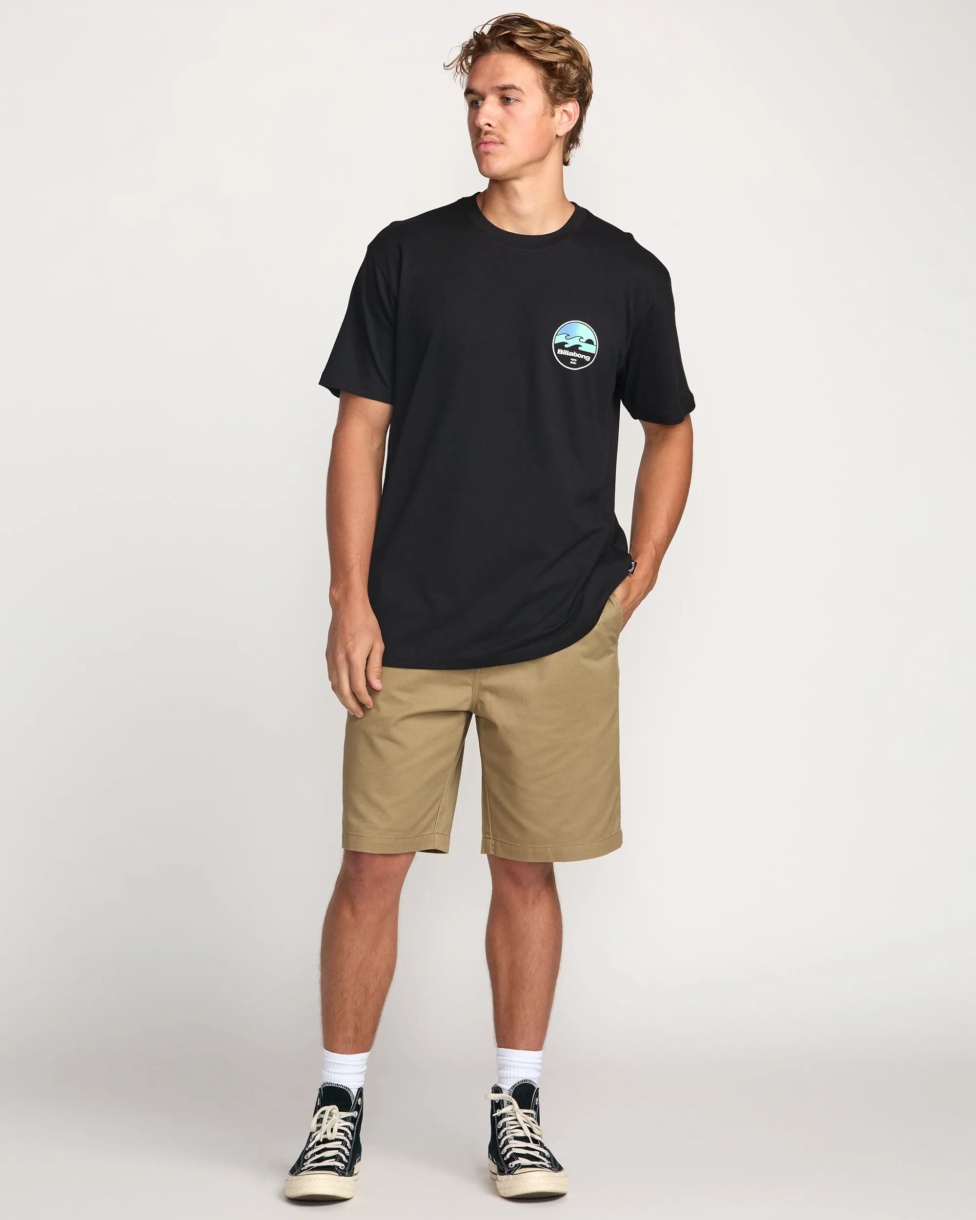Runner Premium Tee - Black Billabong
