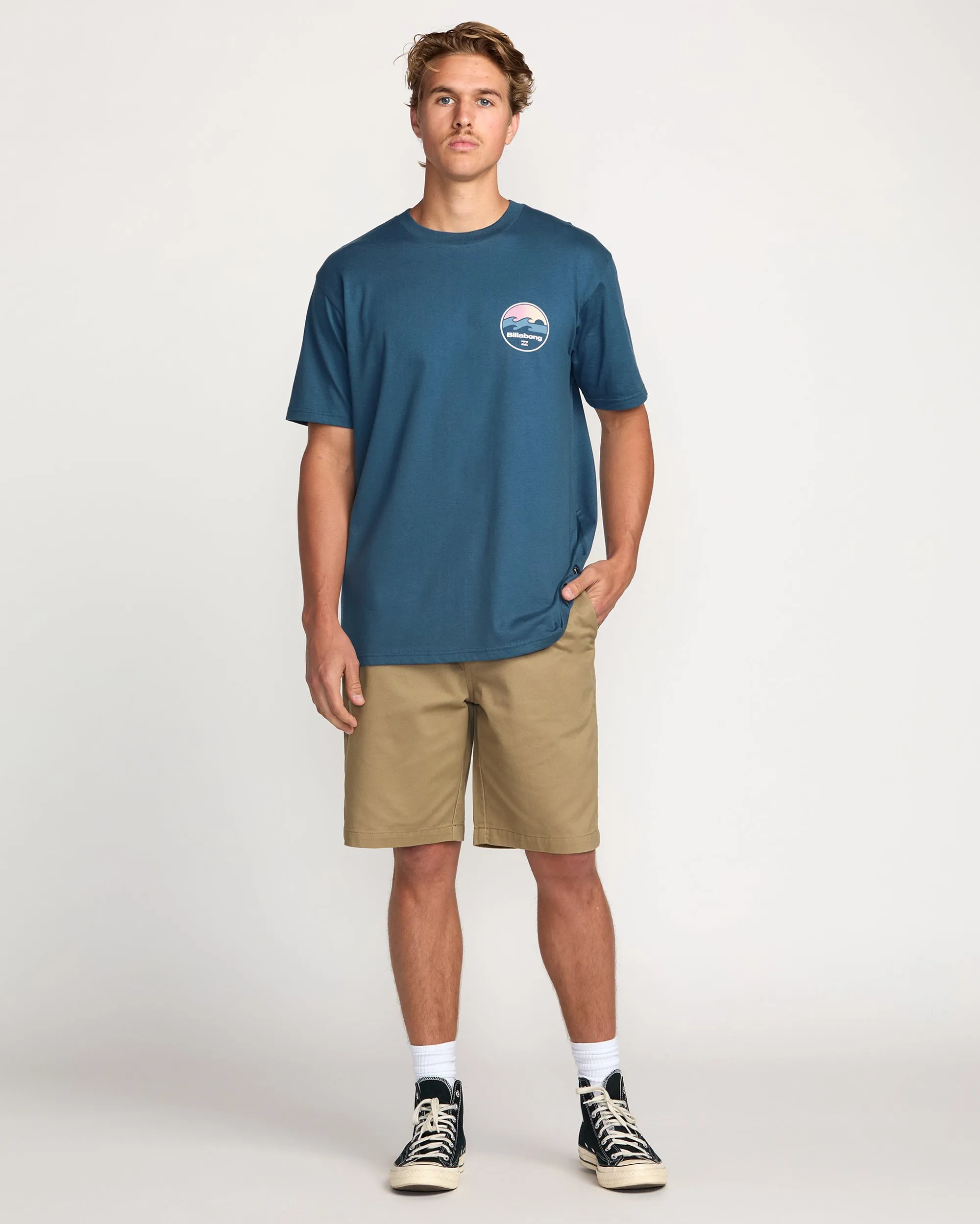 Runner Premium Tee - Deep Blue Billabong