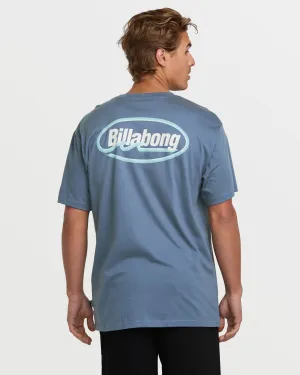 Runner Premium Tee - Slate Blue Billabong