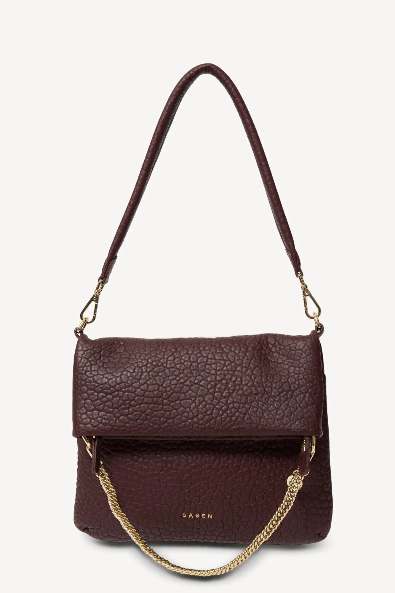 Saben Daria Shoulder Bag Merlot Bubble