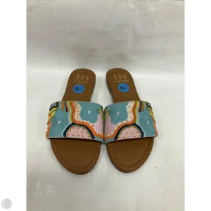 Sandals Flats By Haute Hippie In Multi-colored, Size: 6.5