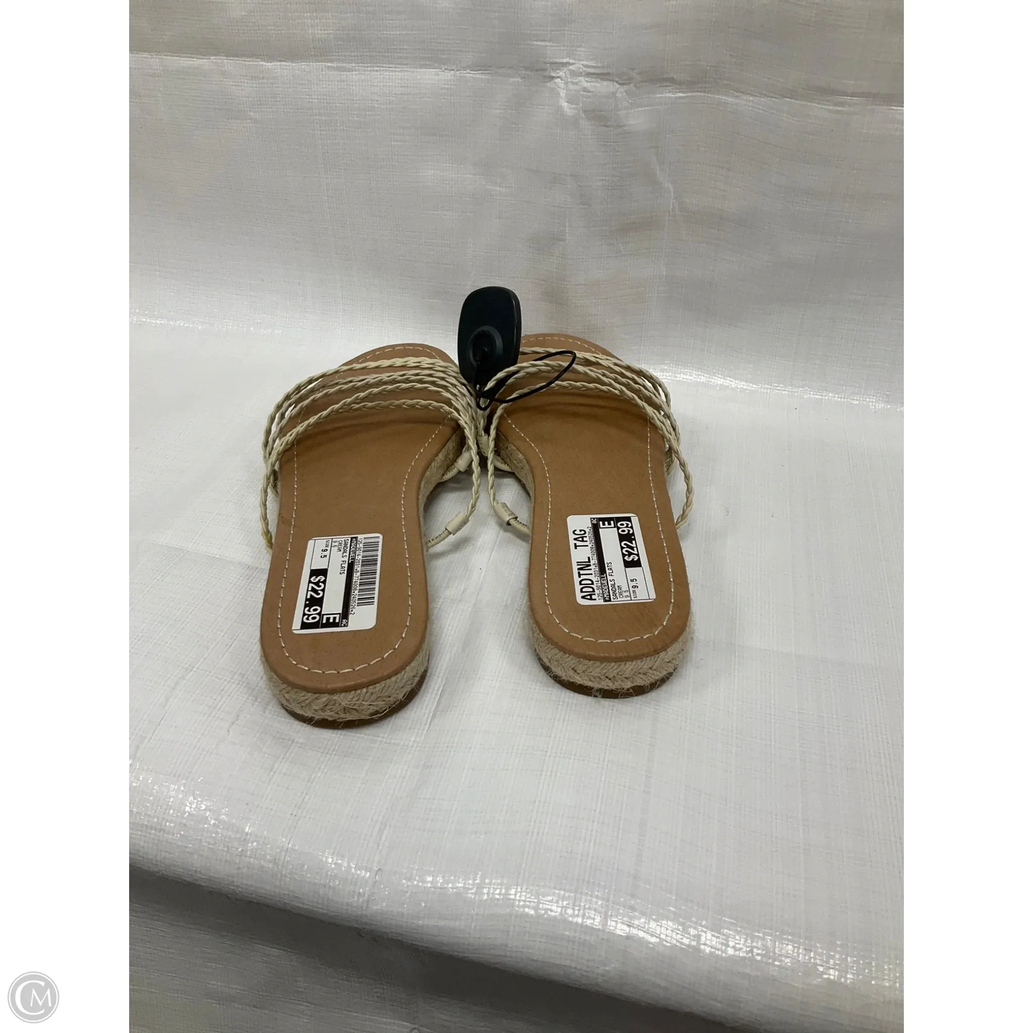 Sandals Flats By Madewell In Cream, Size: 9.5