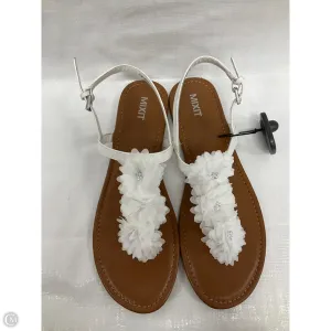 Sandals Flats By Mix It In White, Size: 11