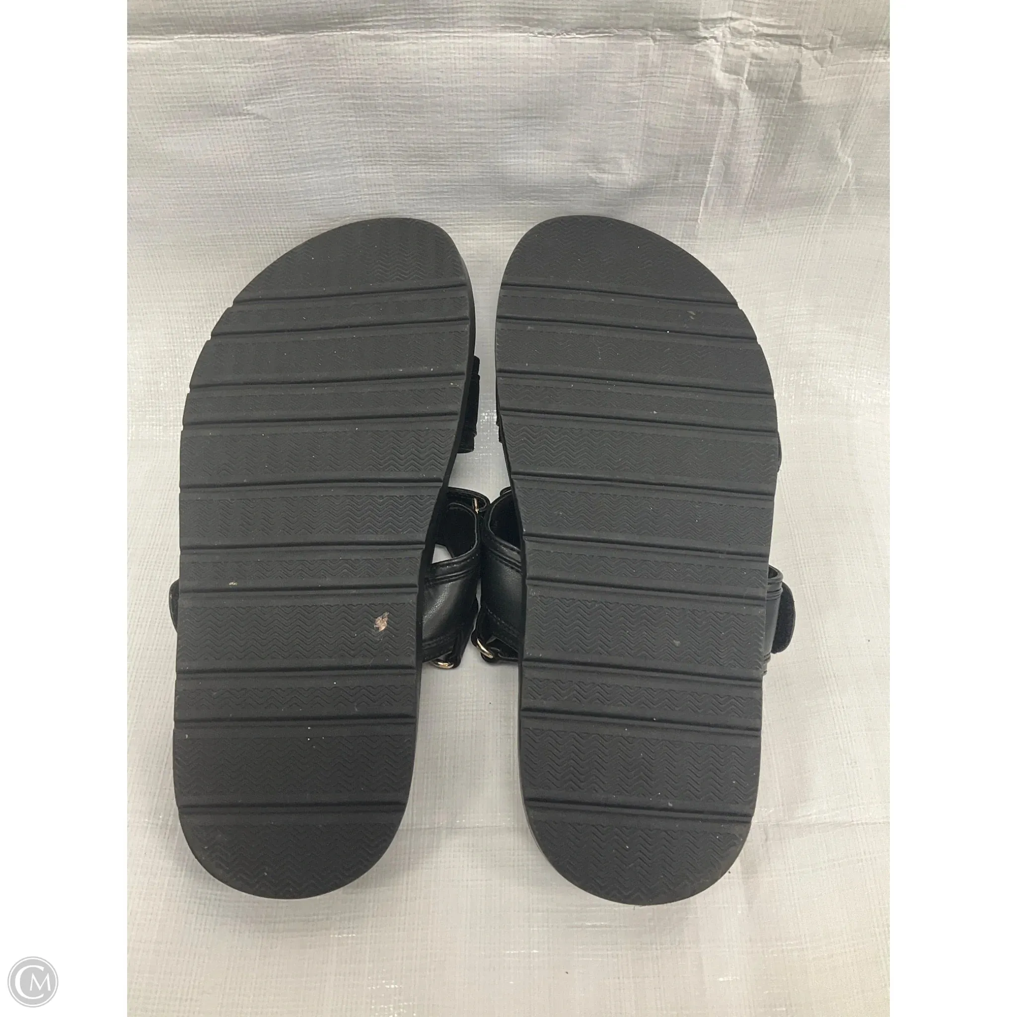 Sandals Flats By Torrid In Black, Size: 9.5