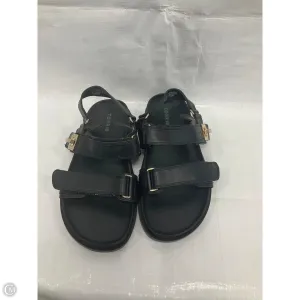 Sandals Flats By Torrid In Black, Size: 9.5