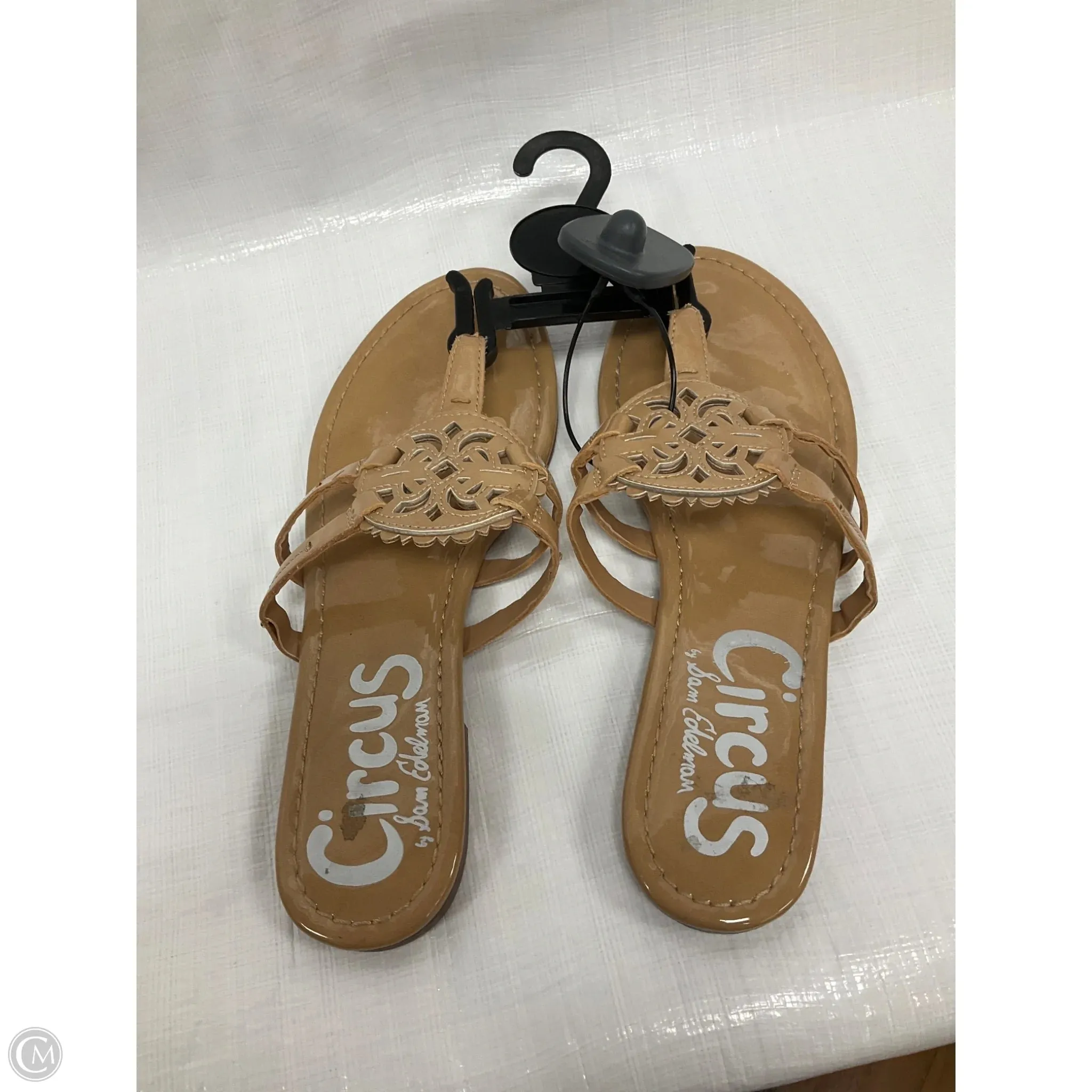Sandals Flip Flops By Circus By Sam Edelman In Tan, Size: 7.5