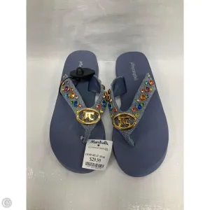 Sandals Flip Flops By Jeffery Campbell In Blue, Size: 8
