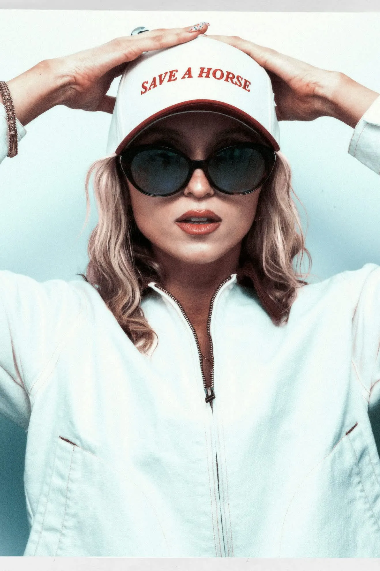 Save A Horse Netplus Snapback - Crimson/Off White Brixton