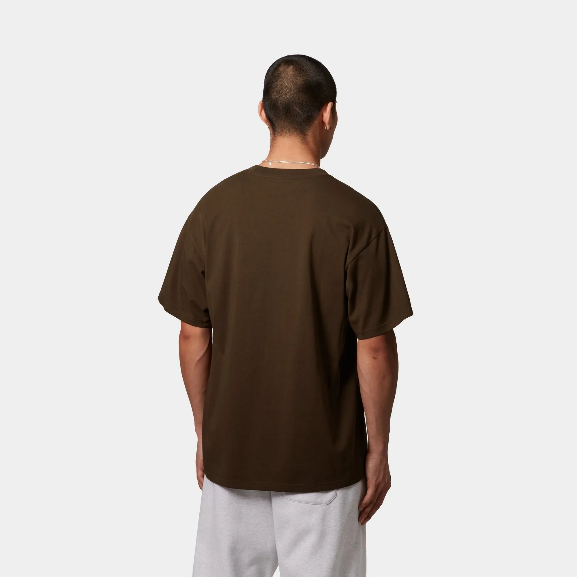 Script Embroidery T-Shirt | Liberica / Air Sky Carhartt WIP