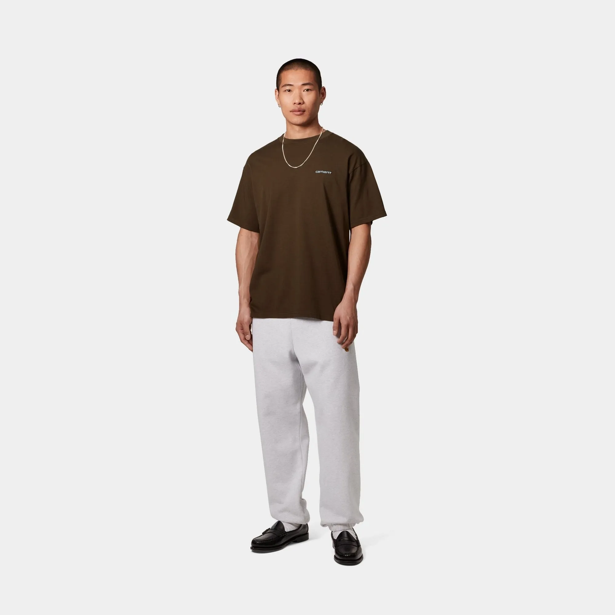 Script Embroidery T-Shirt | Liberica / Air Sky Carhartt WIP