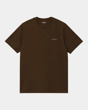 Script Embroidery T-Shirt | Liberica / Air Sky Carhartt WIP
