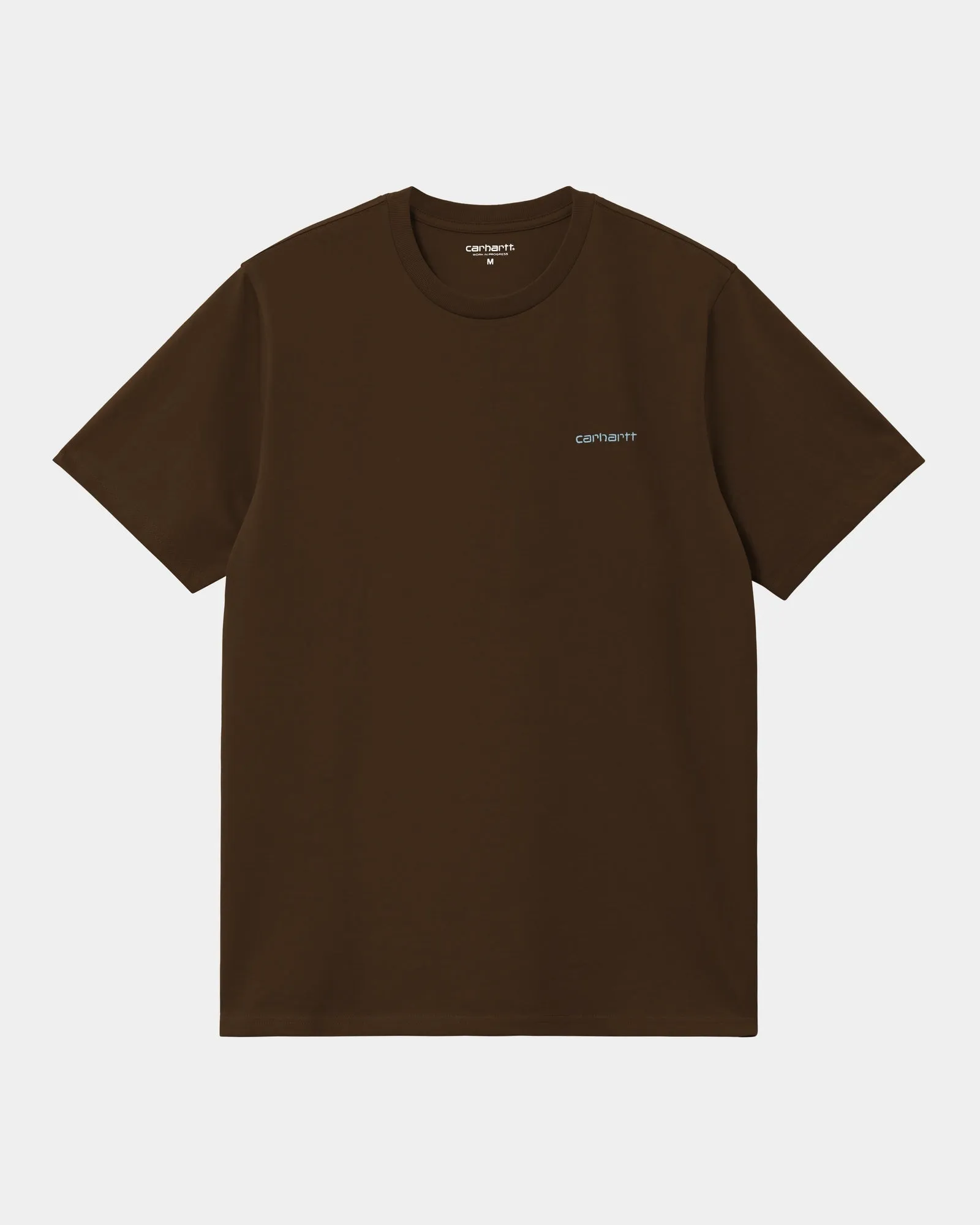 Script Embroidery T-Shirt | Liberica / Air Sky Carhartt WIP