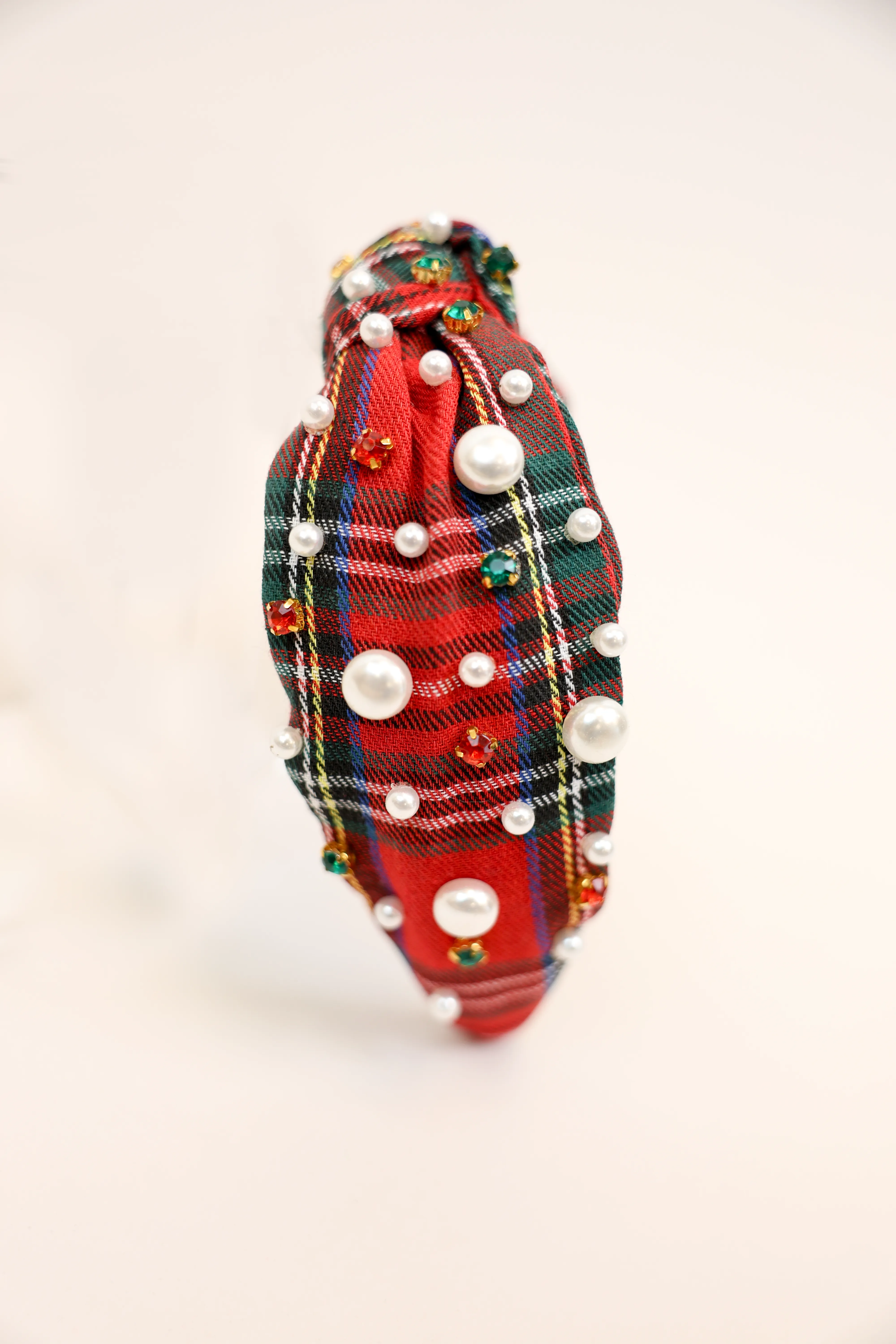 Seasons Greetings Red Embellished Headband