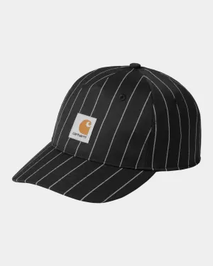 Seaton Cap | Black / Wax Seaton Stripe Carhartt WIP
