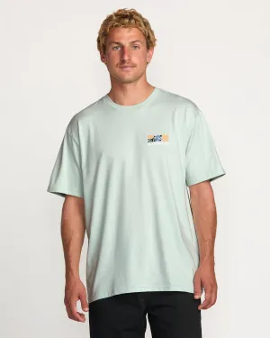Segment Regular Tee - Ash Blue Billabong