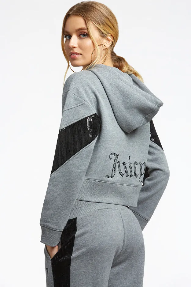 Sequin Fleece HoodieREJUICED Juicy Couture